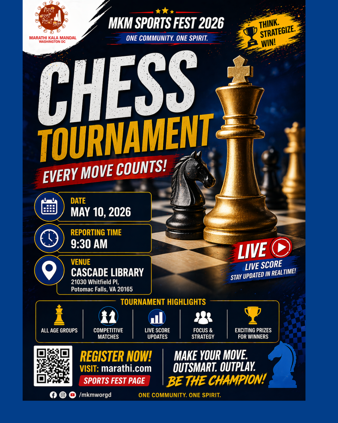 MKM Sports Fest 2026 Chess Tournament